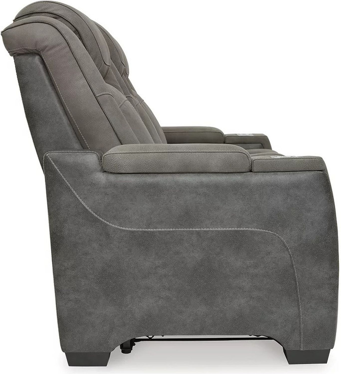 Next-Gen Durapella Power Reclining Sofa With Adjustable Headrest In Slate 2200415