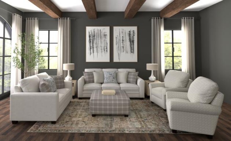 Magnolia 2201 Cocktail Ottoman 220112