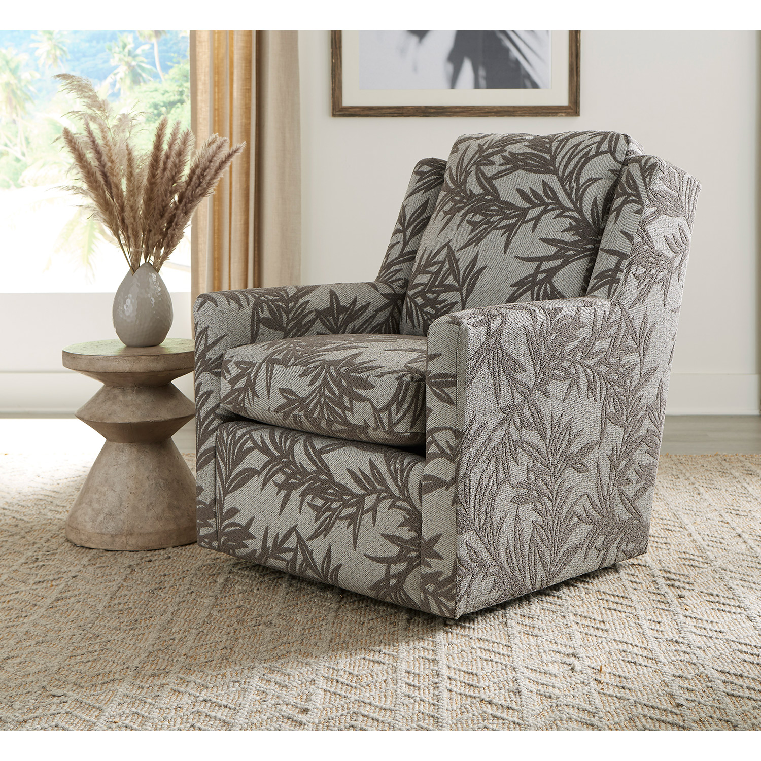 Julriell - Transitionally Styled Swivel Chair - 2218 2218