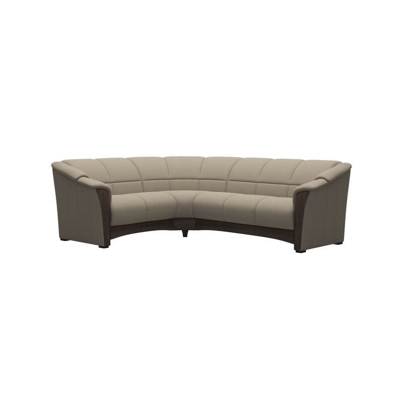 Stressless® Oslo Sectional with wood 2218082579812011