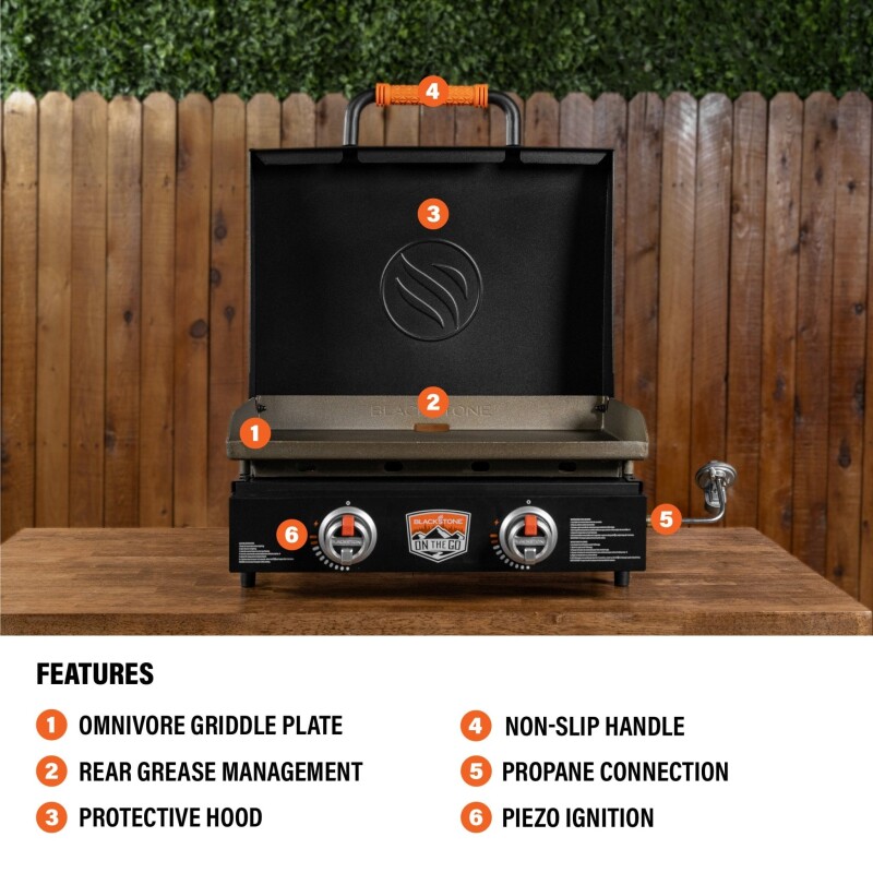 22” Tabletop Griddle with Hood 2224