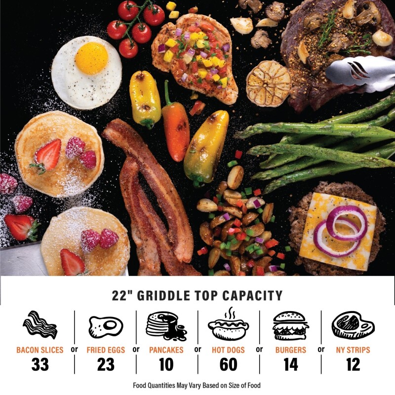 22” Tabletop Griddle with Hood 2224