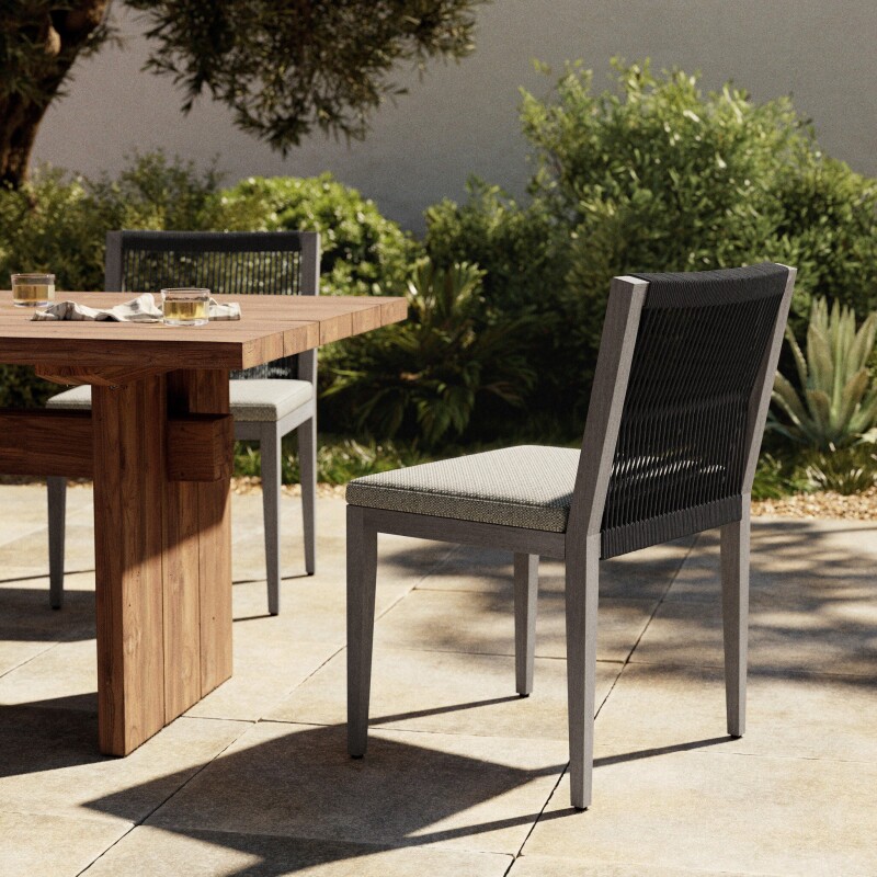 Sherwood Outdoor Dining Chair, Weathered Grey - 223161-002 223161002