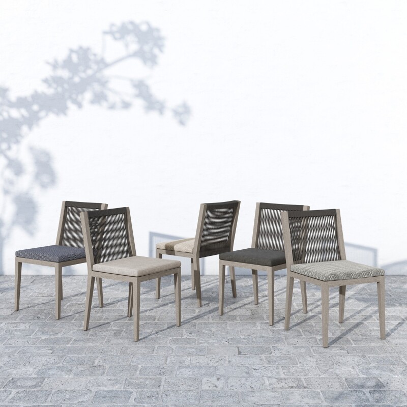 Sherwood Outdoor Dining Chair, Weathered Grey - 223161-002 223161002
