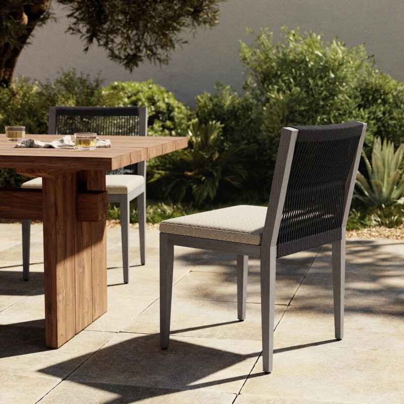 Sherwood Outdoor Dining Chair, Weathered Grey - 223161-008 223161008