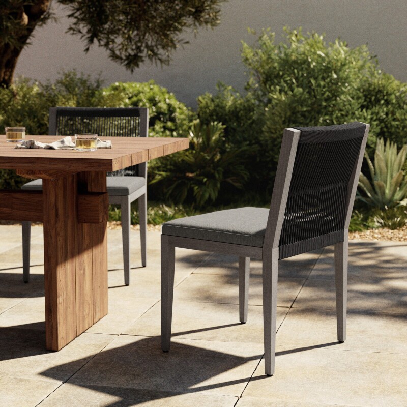 Sherwood Outdoor Dining Chair, Weathered Grey - 223161-009 223161009