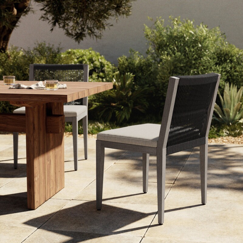 Sherwood Outdoor Dining Chair, Weathered Grey - 223161-010 223161010