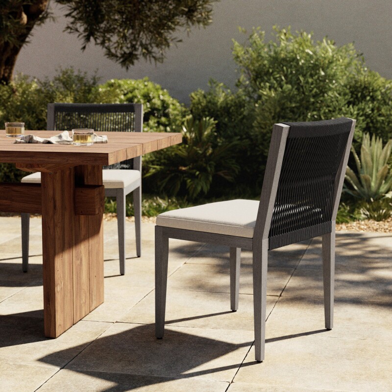 Sherwood Outdoor Dining Chair, Weathered Grey - 223161-012 223161012