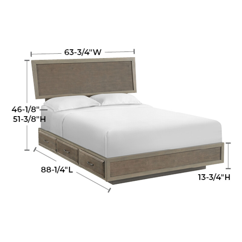 Ellison Queen Adjustable Storage Bed 2235AST