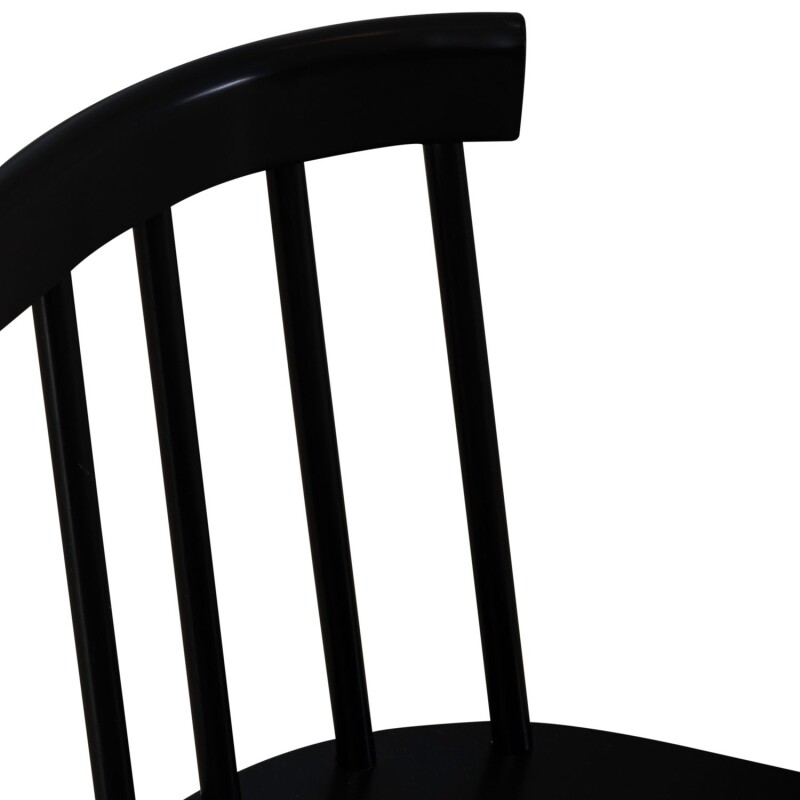 Capeside Cottage Spindle Back Dining Bench - Black (RTA) 224C4000BB
