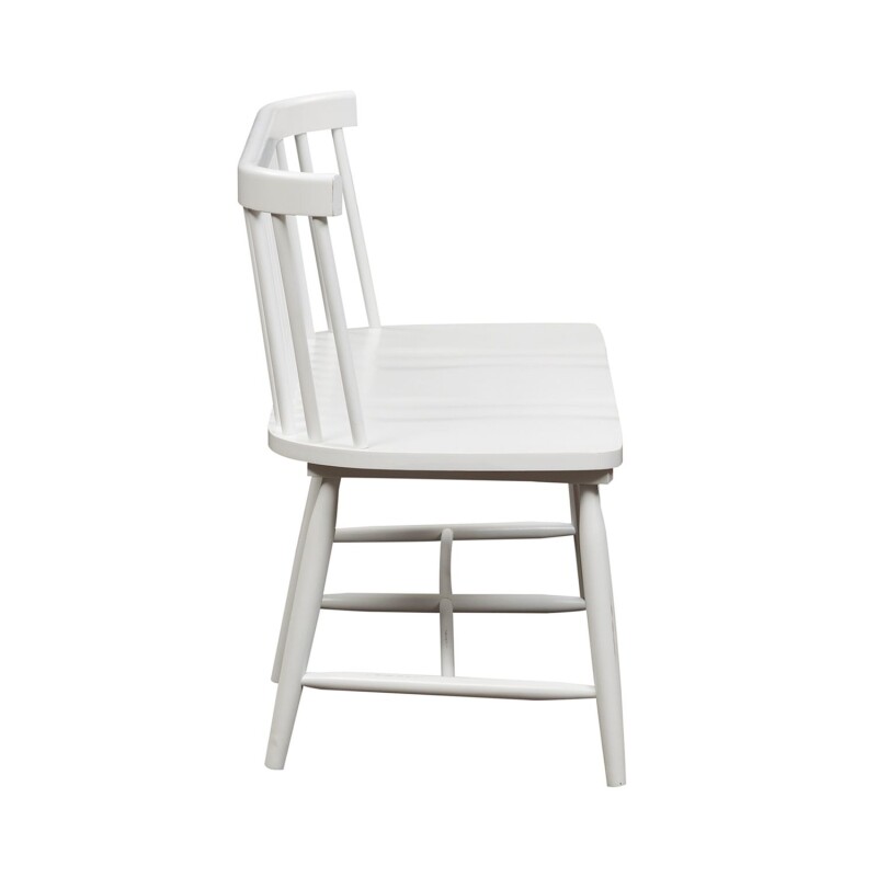 Capeside Cottage Spindle Back Dining Bench - White (RTA) 224C4000BW