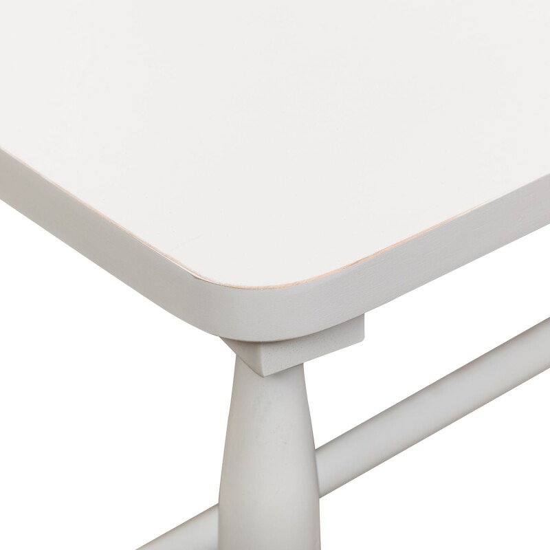Capeside Cottage Spindle Back Dining Bench - White (RTA) 224C4000BW