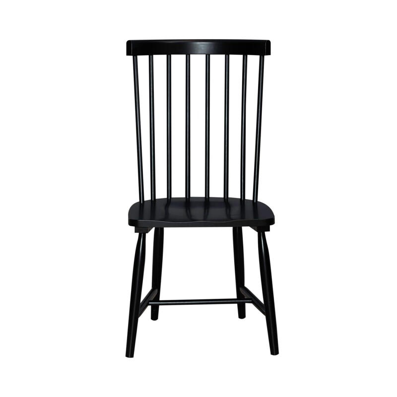 Capeside Cottage Spindle Back Side Chair - Black (RTA) 224C4000SB