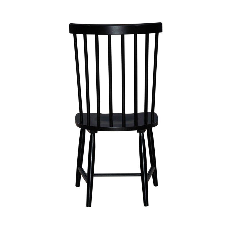 Capeside Cottage Spindle Back Side Chair - Black (RTA) 224C4000SB
