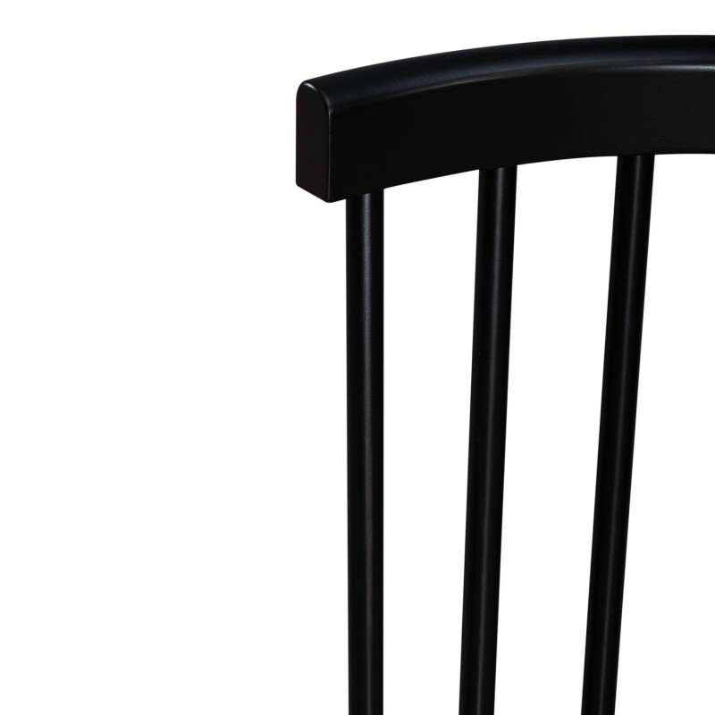 Capeside Cottage Spindle Back Side Chair - Black (RTA) 224C4000SB