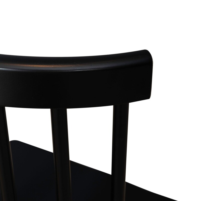 Capeside Cottage Spindle Back Side Chair - Black (RTA) 224C4000SB
