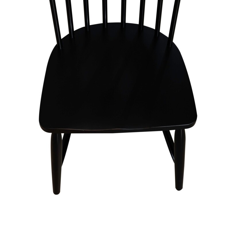 Capeside Cottage Spindle Back Side Chair - Black (RTA) 224C4000SB