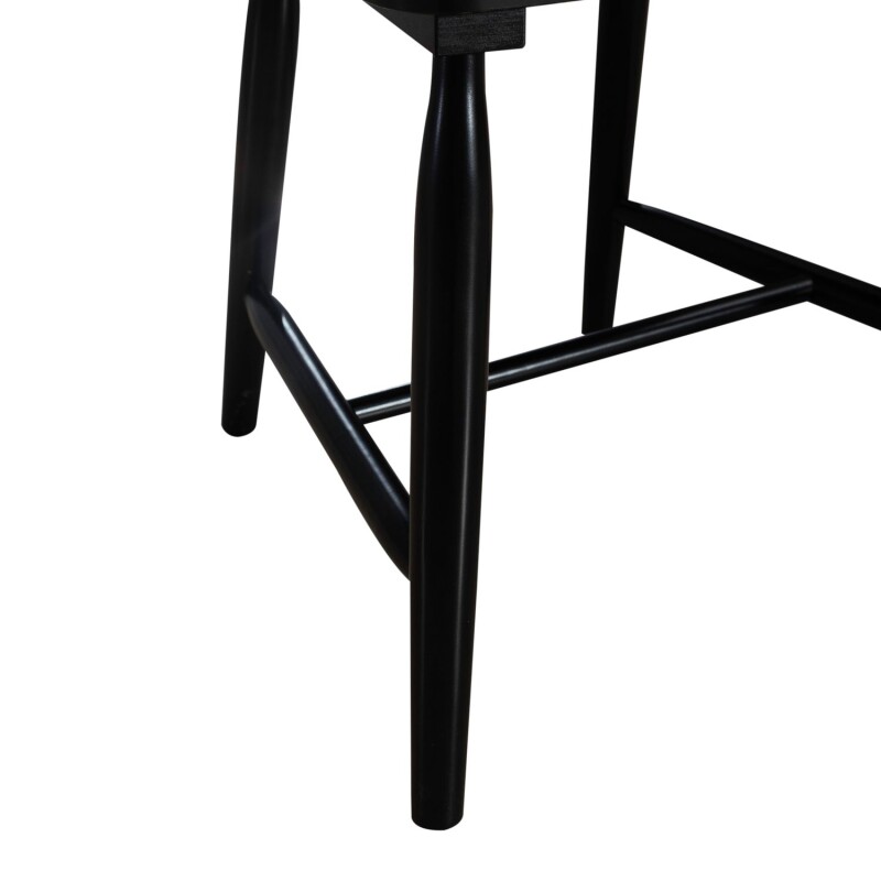 Capeside Cottage Spindle Back Side Chair - Black (RTA) 224C4000SB