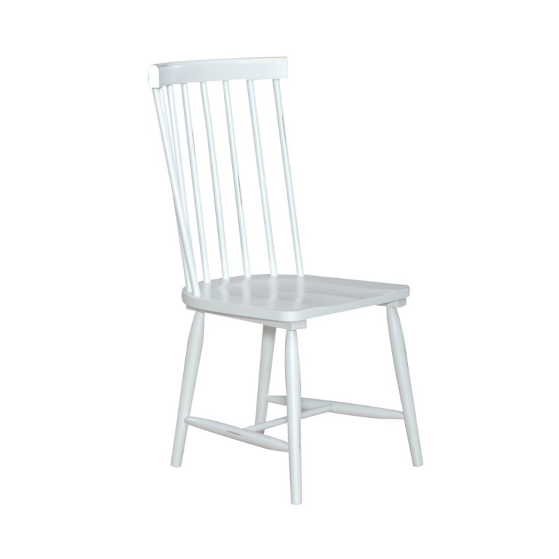 Capeside Cottage Spindle Back Side Chair - White (RTA) 224C4000SW