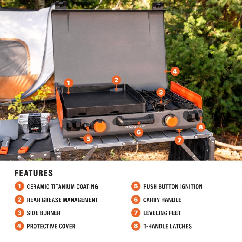 12" x 14" Griddle with Side Burner 2250