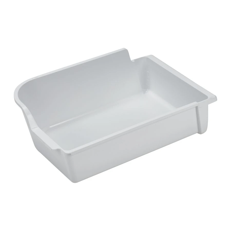 Plastic Refrigerator Ice Maker Tray/bin (5 1/2-in H X 9 1/2-in W X 16 1/4-in D) - White 2254352A