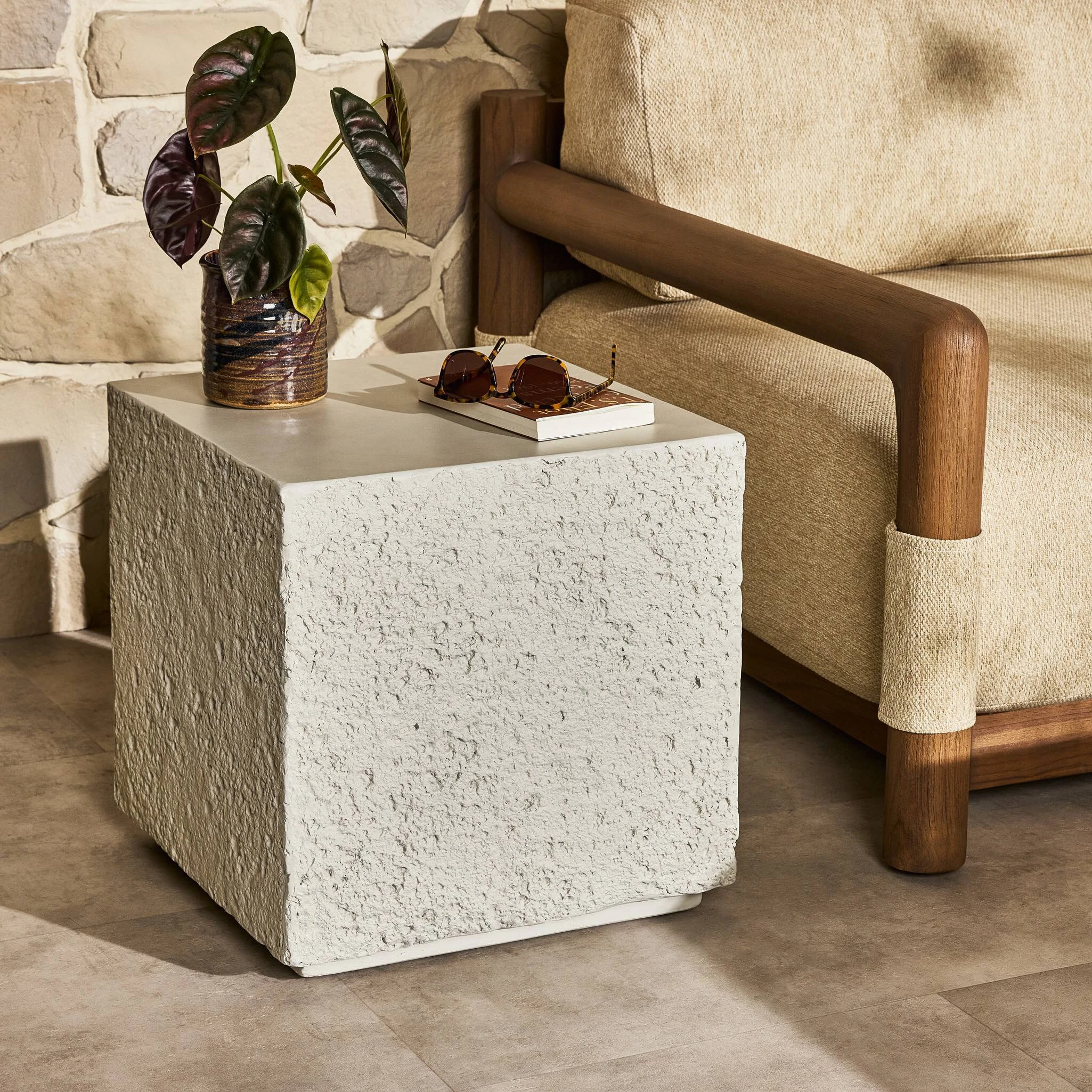 Otero Outdoor Square End Table - 226320-001 226320001
