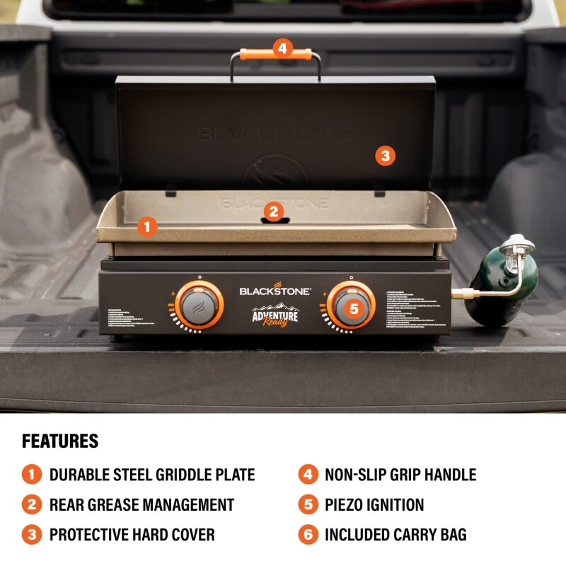 22" Griddle with Hard Cover Bundle 2271