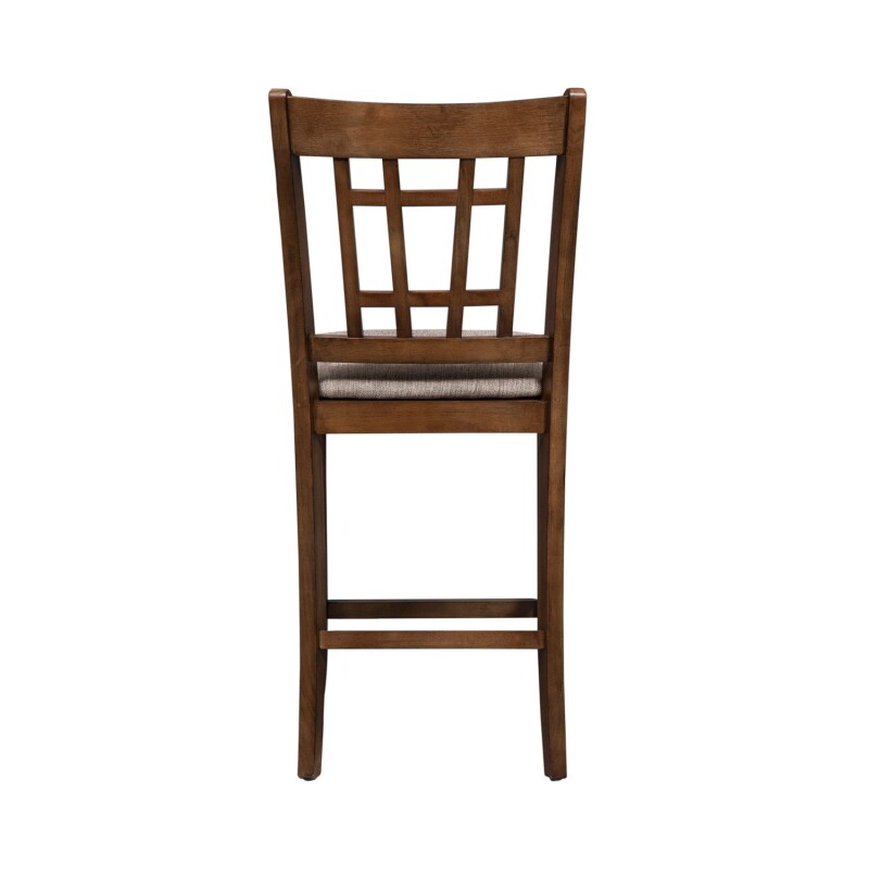 Santa Rosa 24 Inch Lattice Back Counter Chair 227B920124