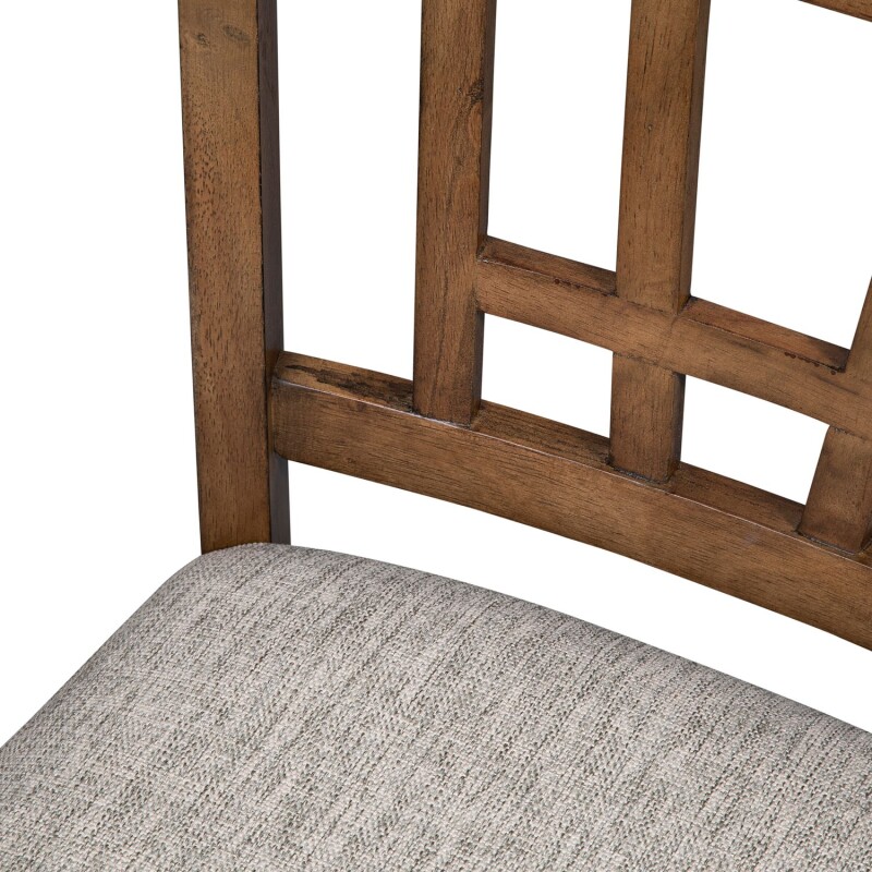 Santa Rosa 24 Inch Lattice Back Counter Chair 227B920124