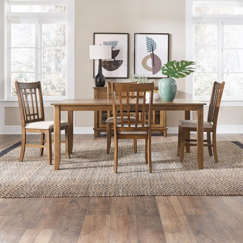 Santa Rosa 5 Piece Rectangular Table Set 227CD5RLS