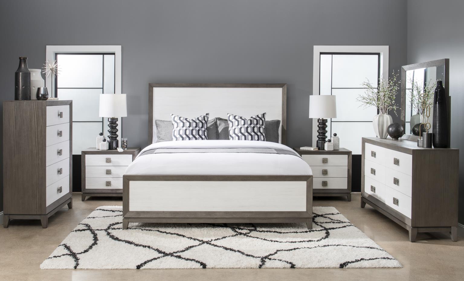 2280 Terra Luna BR Complete Panel Bed - King 6/6 22804106K
