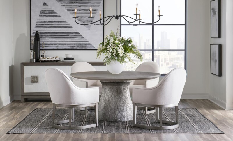 2280 Terra Luna DR Complete Round Pedestal Table 2280521K