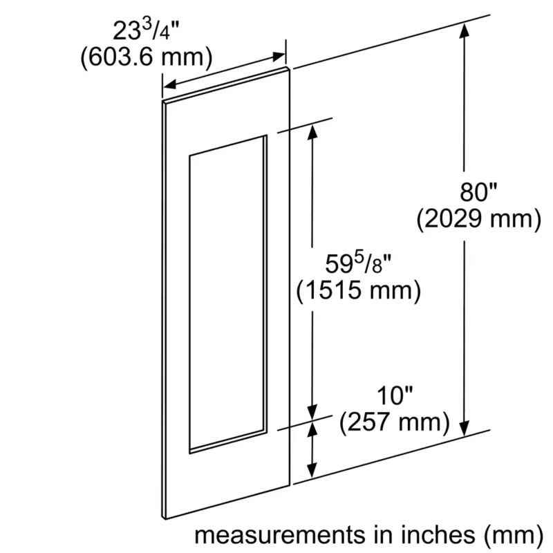 Door Panel Kit 202.9 x 60.3 cm 23000328