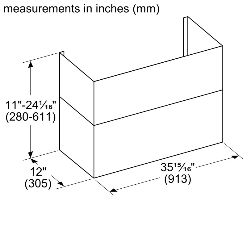 Chimney 531 mm 23000920