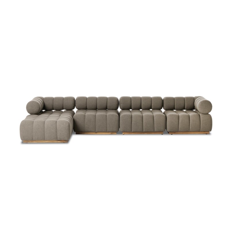 Roma Outdoor 4-Piece Sectional - 230027-003 230027003
