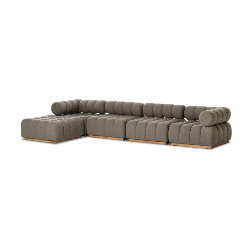 Roma Outdoor 4-Piece Sectional - 230027-003 230027003