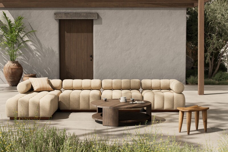 Roma Outdoor 4-Piece Sectional - 230027-006 230027006