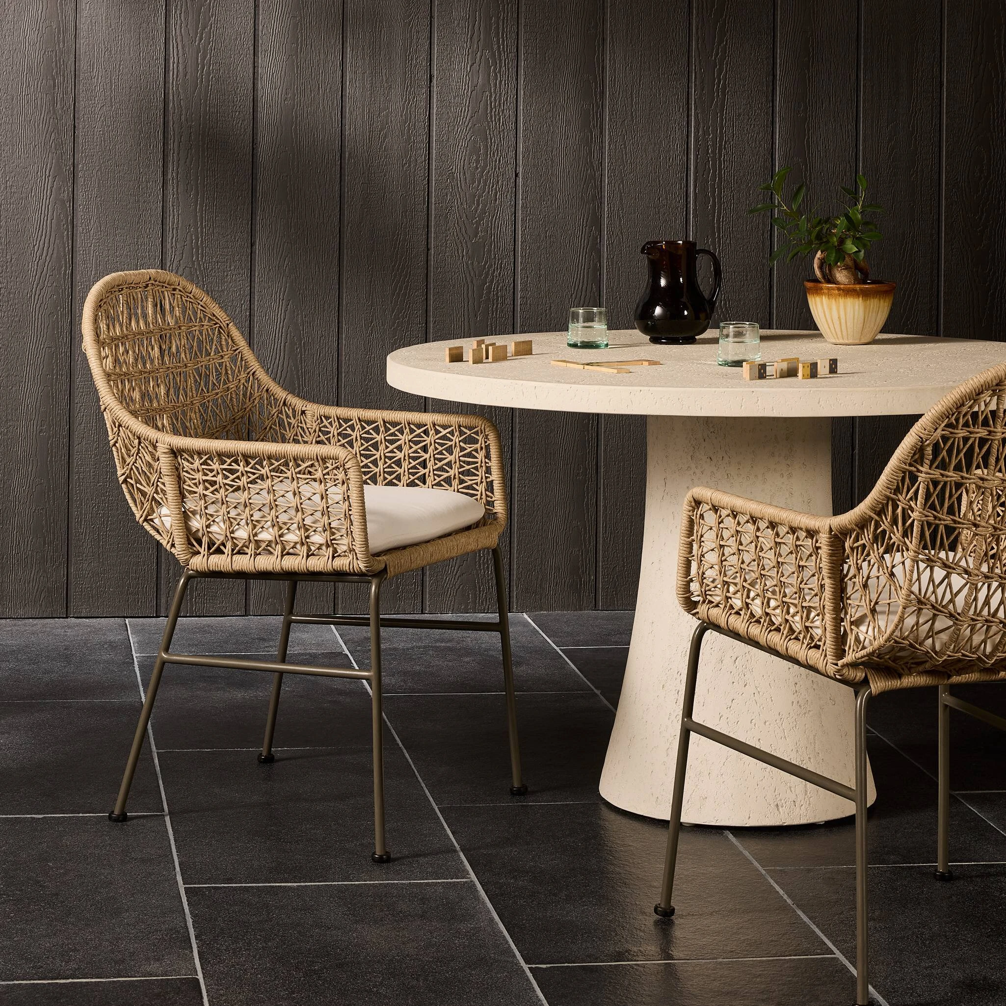 Bandera Outdoor Woven Dining Chair - 230094-001 230094001