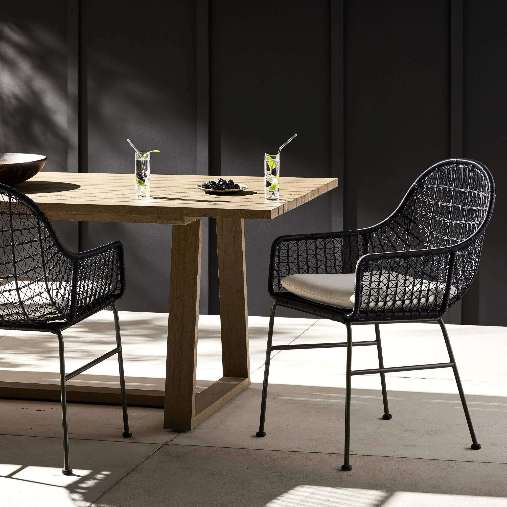 Bandera Outdoor Woven Dining Chair - 230094-005 230094005