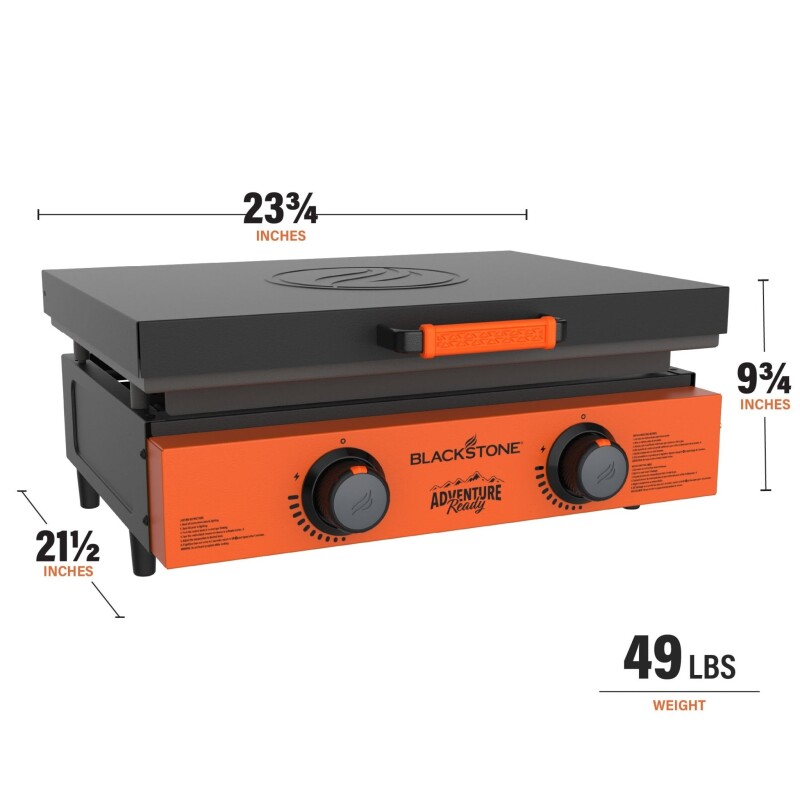22” Tabletop Griddle with Hard Cover 2306