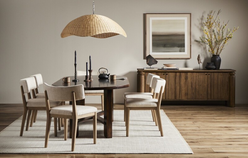 Overscale Woven Rattan Pendant - 230938-001 230938001