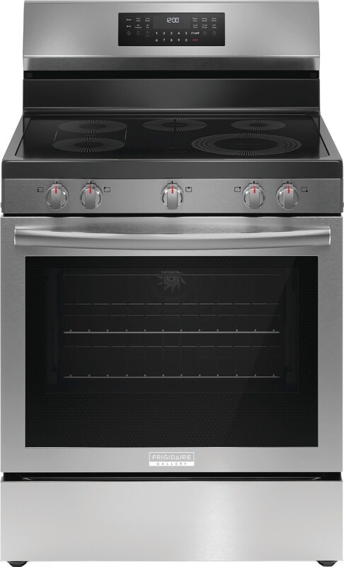 4 Piece Stainless Steel Gallery Package with Standard-Depth Side-by-Side Refrigerator and Electric Range 2311GFS4PS