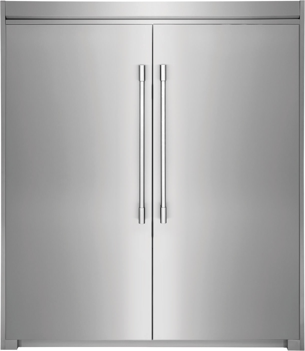 Stainless Side-by-Side Column Refrigerator & Freezer with Flat Trim Kit 2311P2SDFT