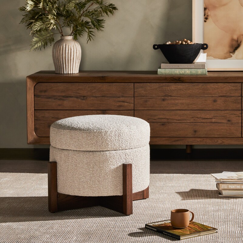Esben Storage Ottoman-25" - 231475-001 231475001