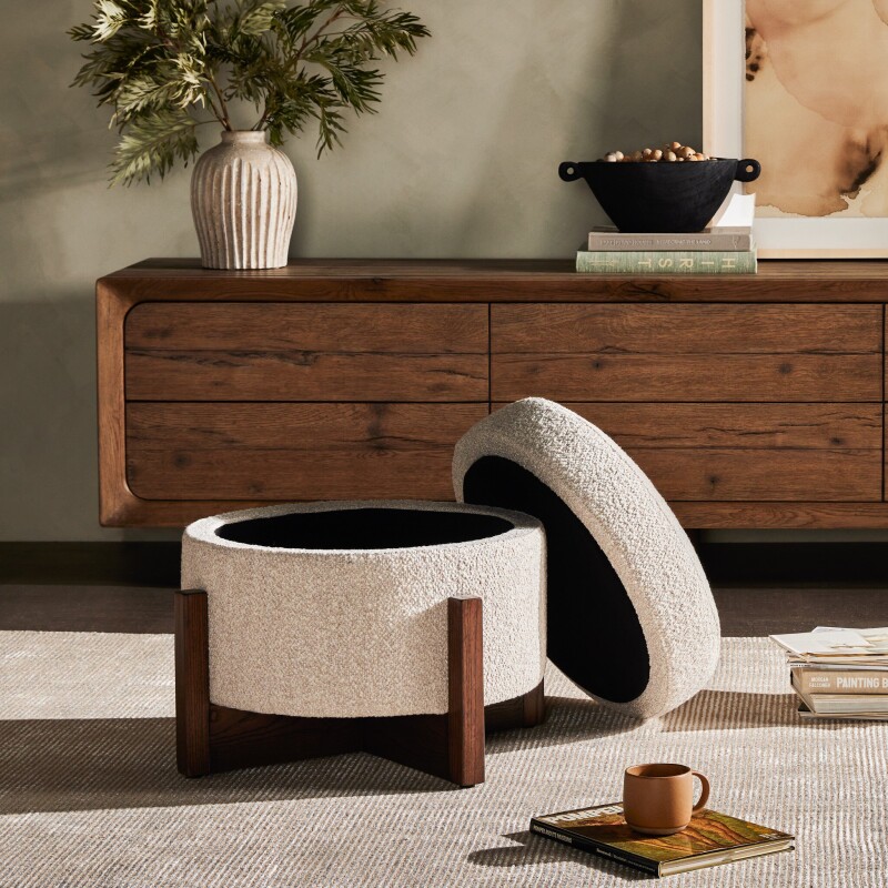 Esben Storage Ottoman-25" - 231475-001 231475001