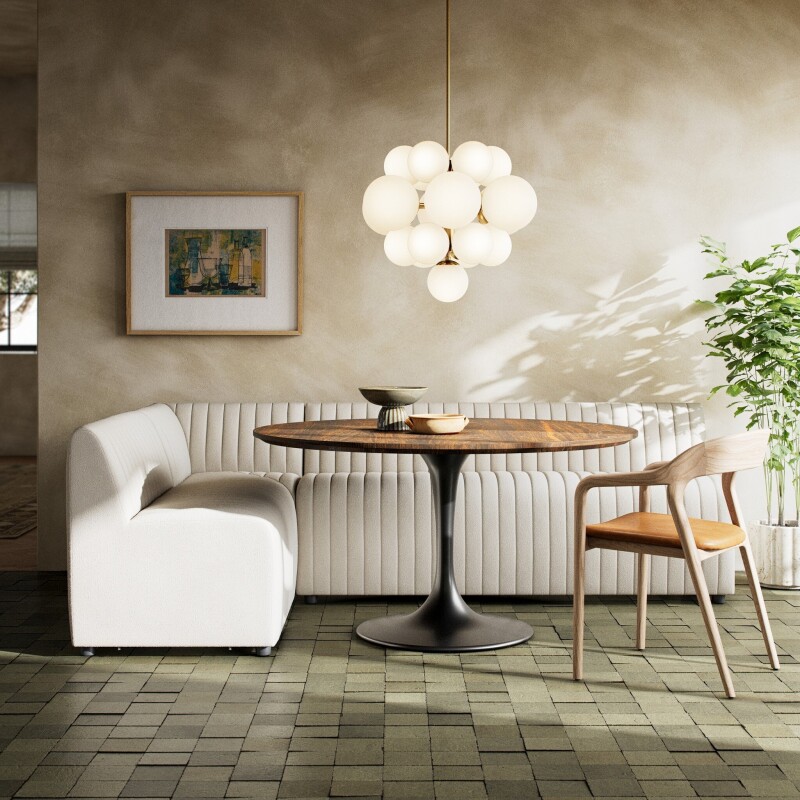 Augustine Dining Banquette, L-Shape - 231702-001 231702001