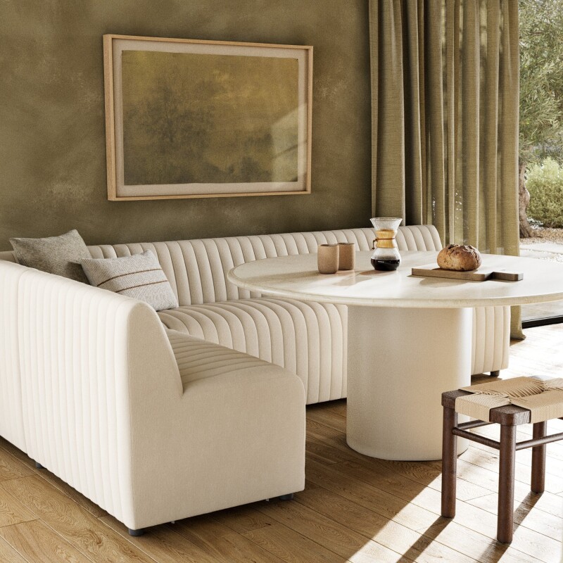 Augustine Dining Banquette, L-Shape - 231704-001 231704001