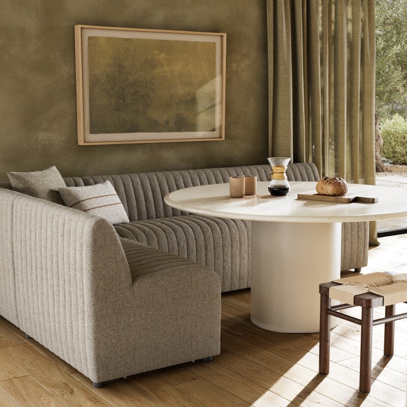 Augustine Dining Banquette, L-Shape - 231704-002 231704002