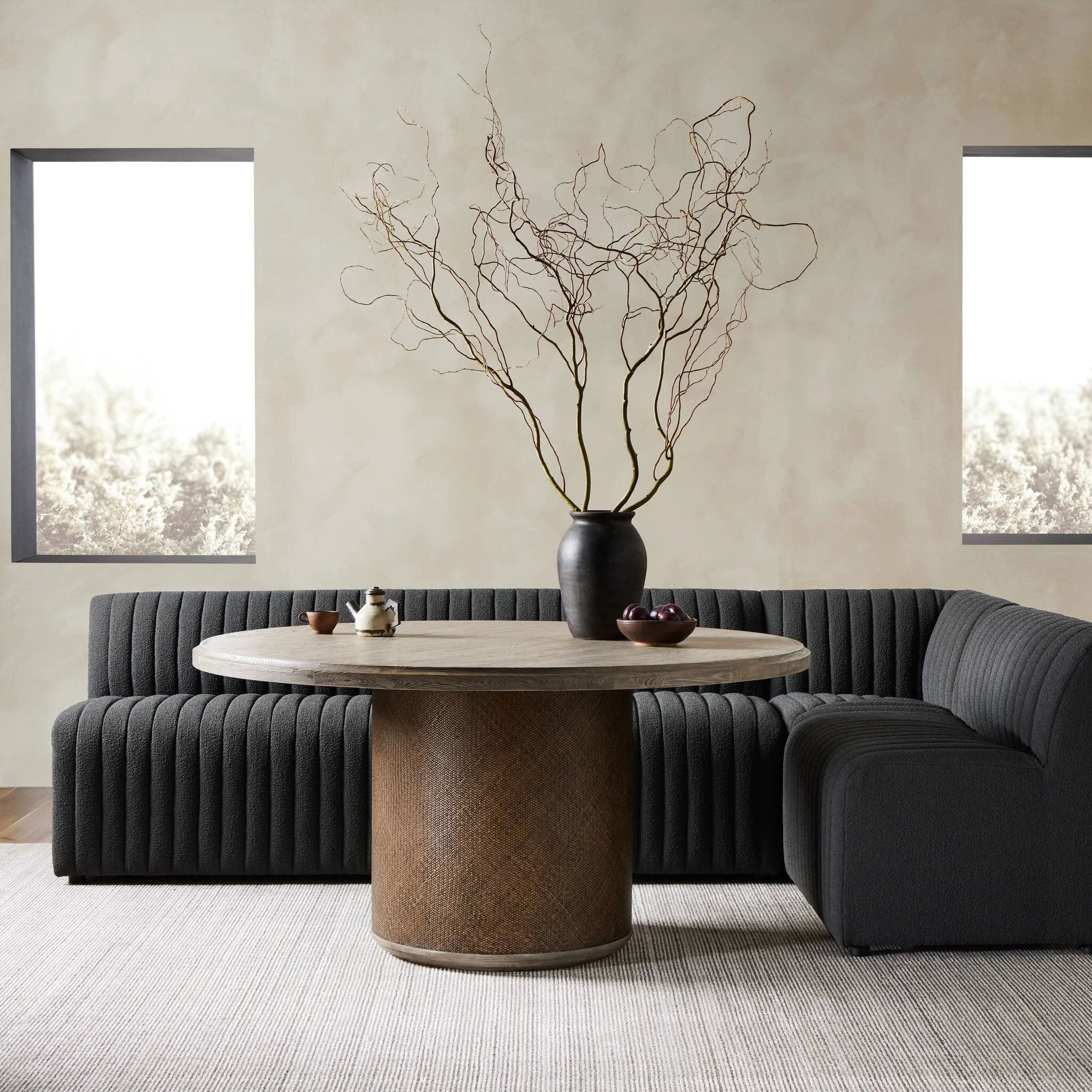 Augustine Dining Banquette, L-Shape - 231704-003 231704003