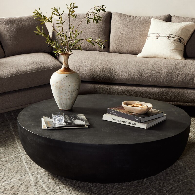 Basil Outdoor Round Coffee Table - 232203-001 232203001
